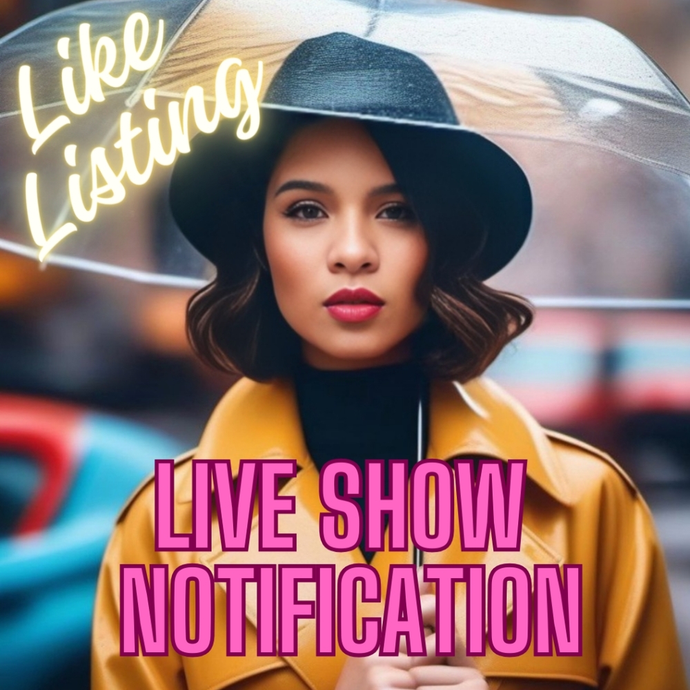 💎Notification - Live Show Auction💎